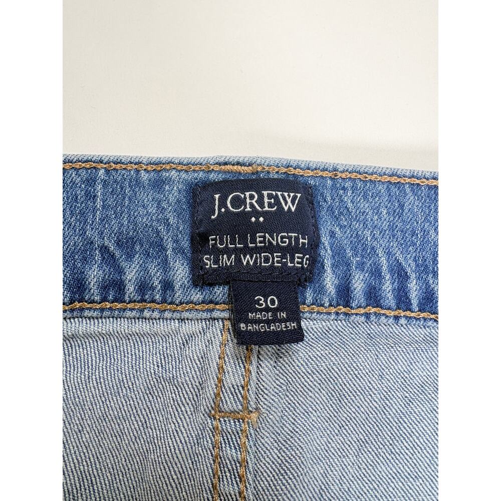 J. Crew Light-Blue High-Rise Wide-Leg Jeans - Picture 5 of 14